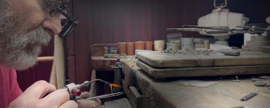 Man Designing Jewelry